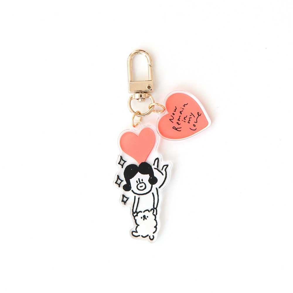 02.鞦韆登登_哈囉‧登登系列 壓克力Key Ring