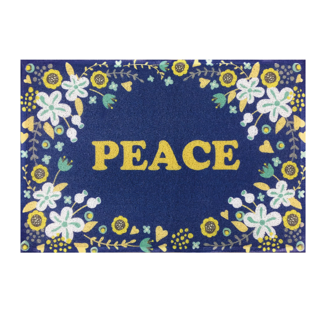 PEACE/室外地墊(藍)
